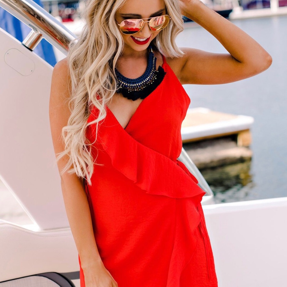 Sunshine and Good Vibe Wrap Dress
